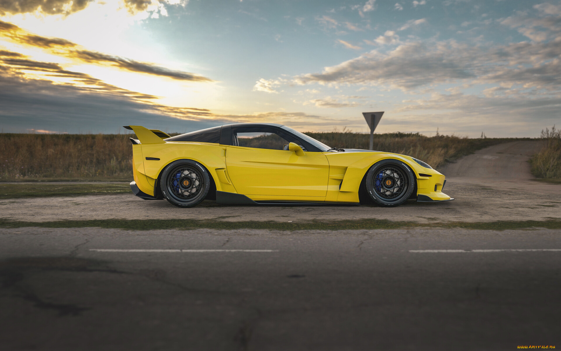 chervolet corvette c6, , 3, chevrolet, corvette, c6, widebody, tuning, car, , 